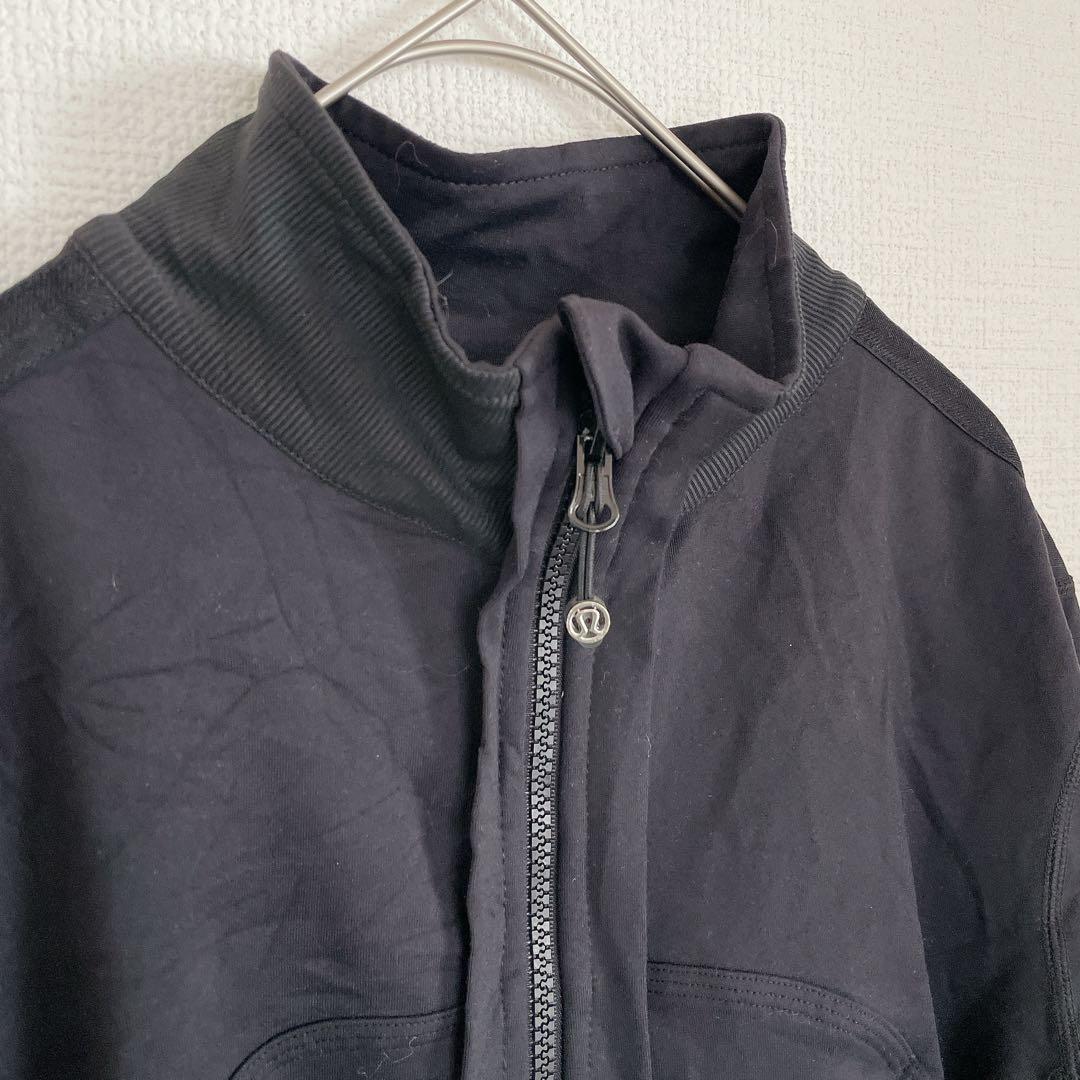 Lululemon 【8】ブラック フルジップ　ジャケット　黒　アウター