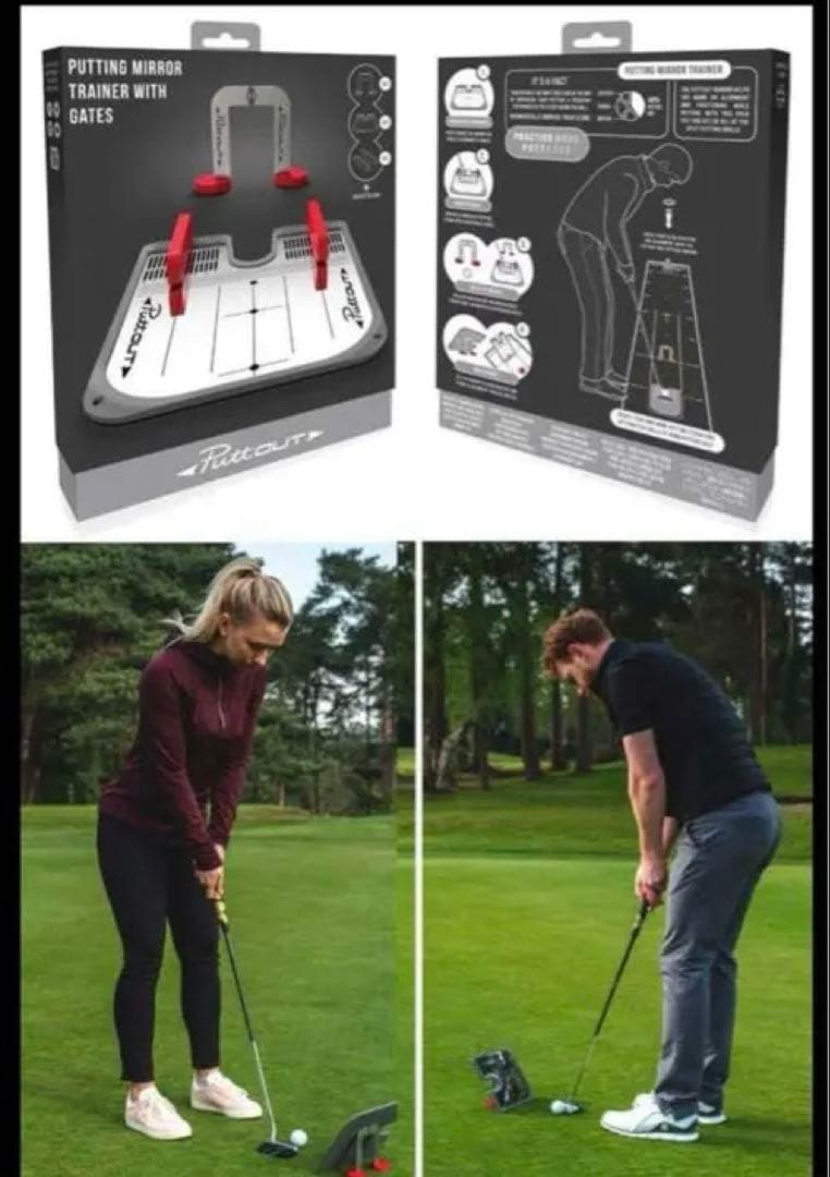 PuttOut パッティングミラートレーナー ウィズゲイツ