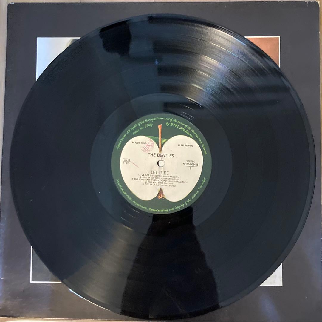 稀少イタリア盤Let It BeレットイットビーBeatlesビートルズレコード