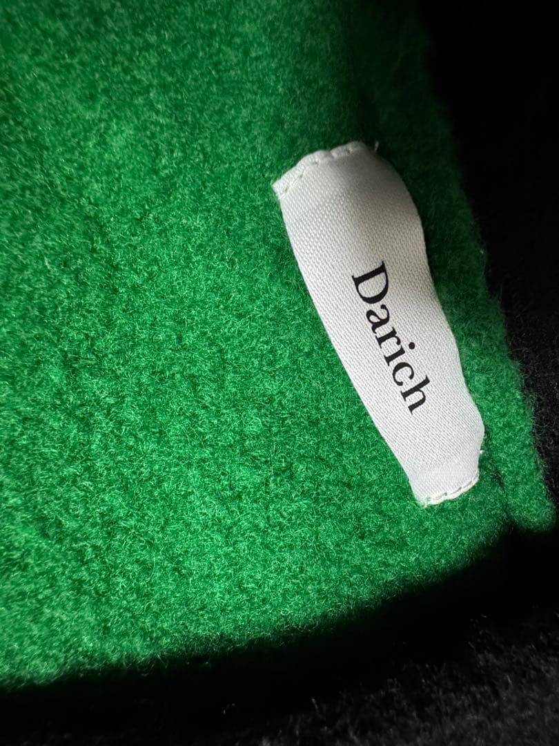 Darich パイピングオーバーニットカーディガン（D-GRN）