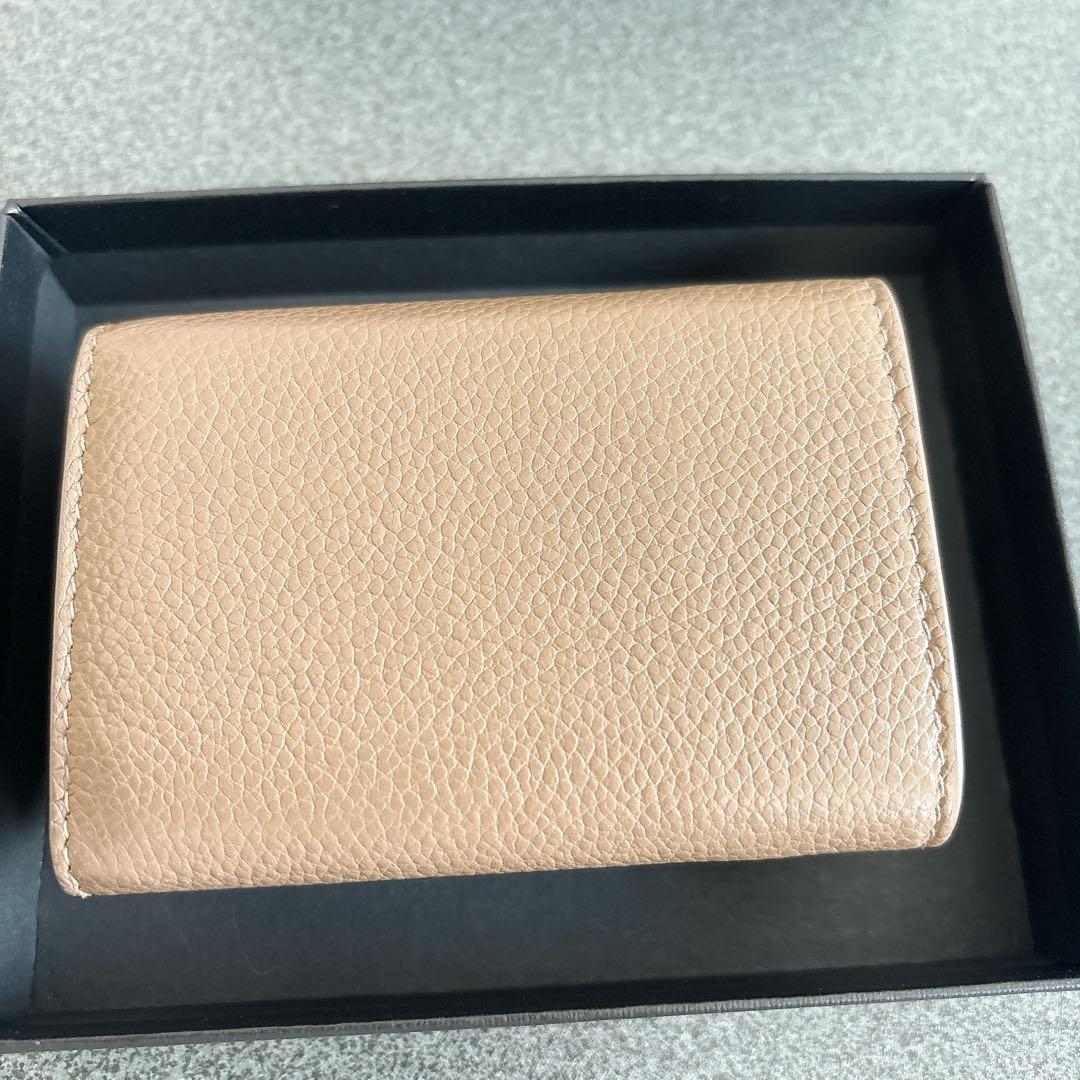 YSL ベージュ 三つ折り財布