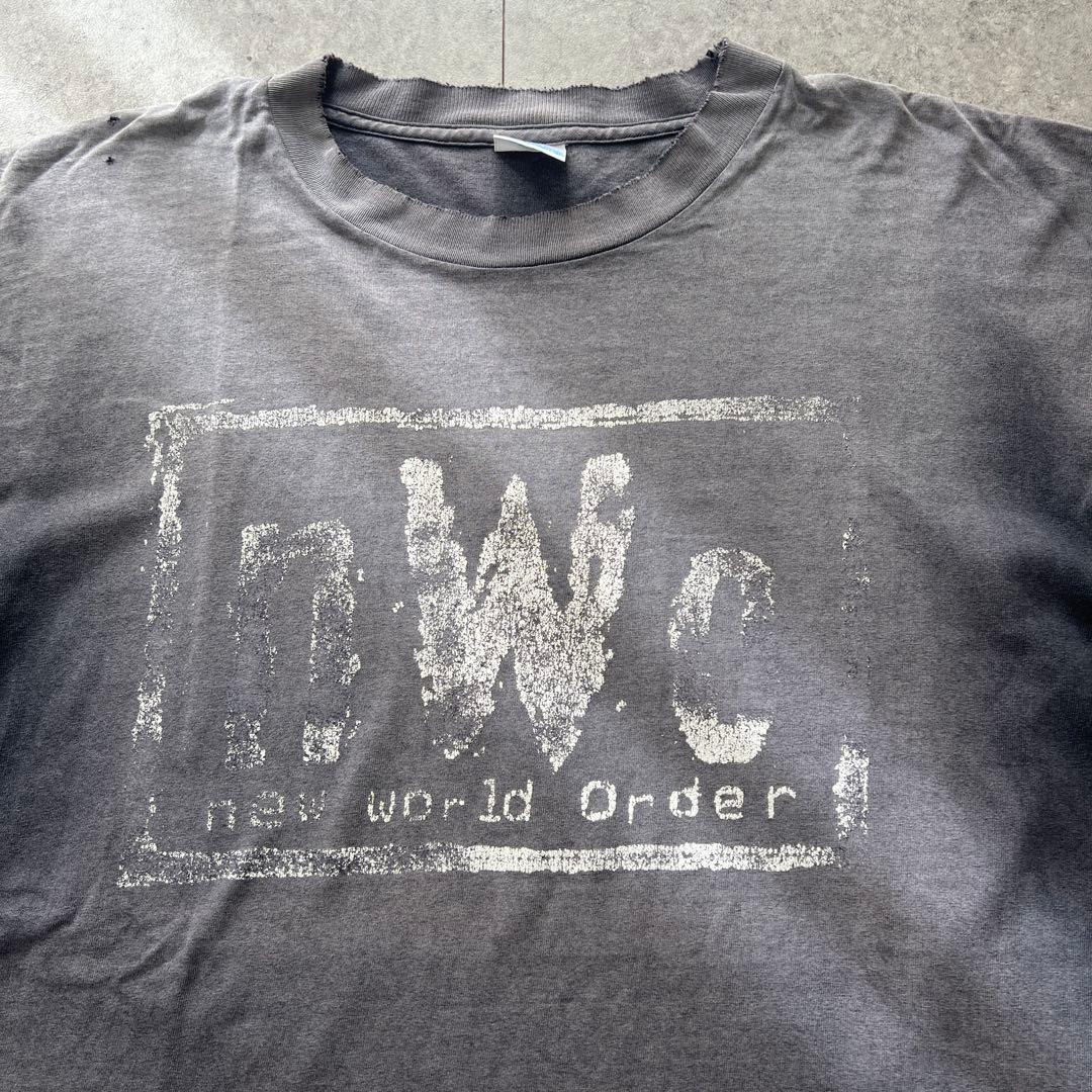 90s N.W.O 鬼フェード　希少　半袖　Tシャツ ニューワールドオーダー