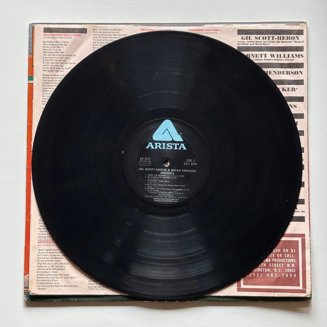 ◎中古LPレコード◎ギル・スコット・ヘロン＆ブライアン・ジャクソン/ ブリッジス