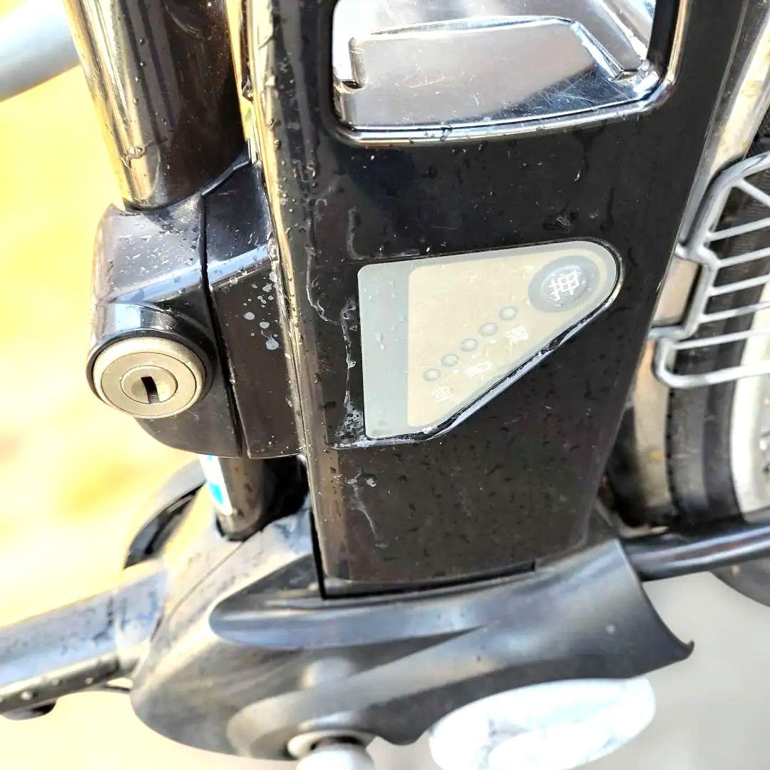 Panasonicビビ電動自転車 黒 前カゴ付 バッテリー バッテリー充電器付