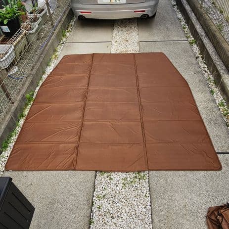 KAMA MAT S ブラウンキャンプマット マットシートセット