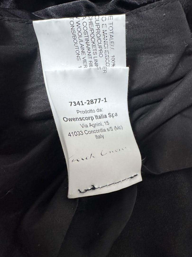 Summerプロフィールご確認  【Rickowens】ドレープジャケット