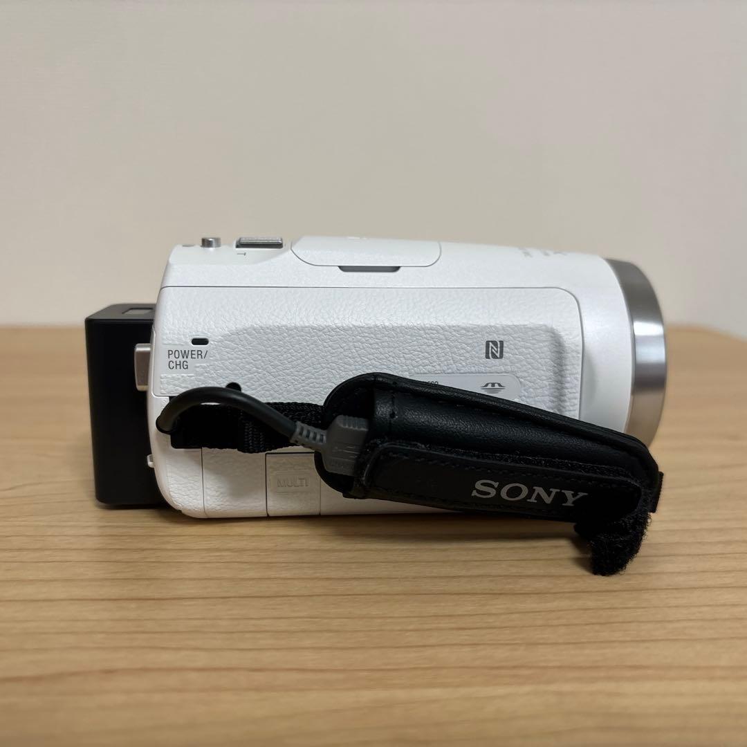 【美品】SONY HDR-CX680 ホワイト 64GB内蔵メモリ ハンディカム