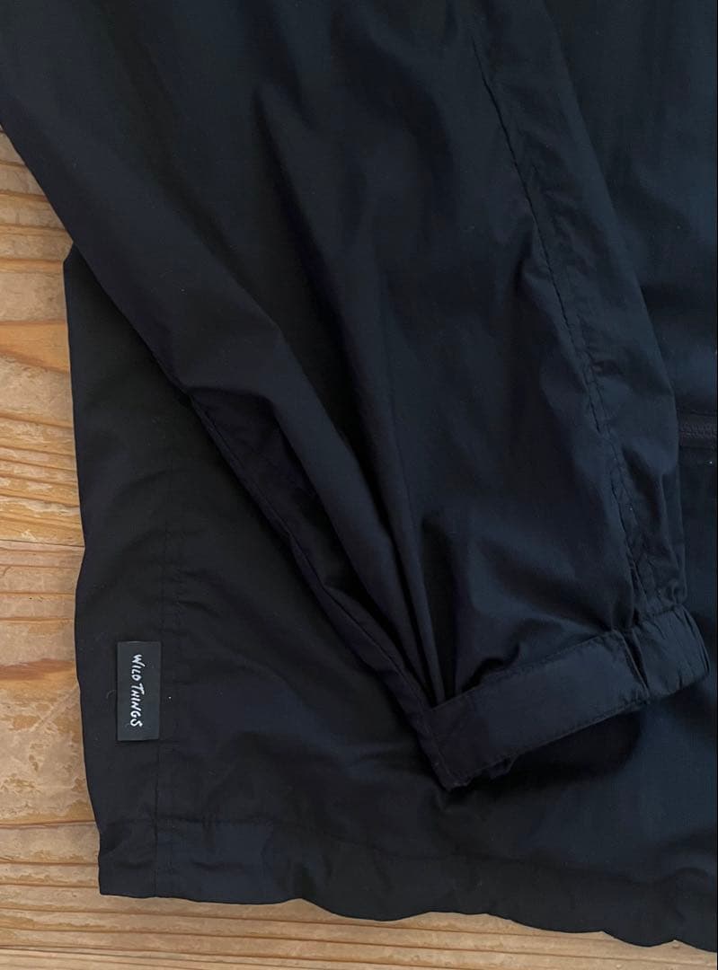 ワイルドシングスCORDURA/ウィンドブレーカー/黒/L