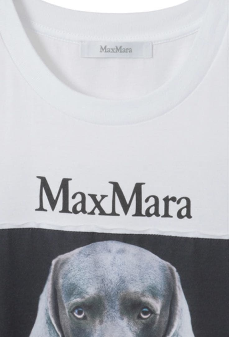 【新品未使用タグ付‼️】最終値下げMAX MARA 大人気コットン 犬　Tシャツ