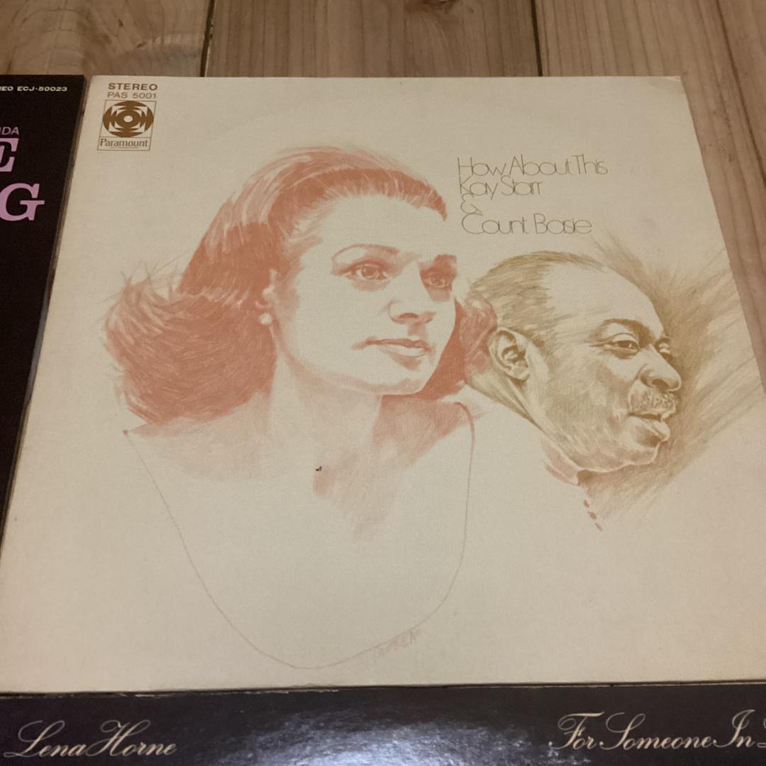 ジャズ【ボーカル】Re1003-4　Jazz レコード 5枚セット