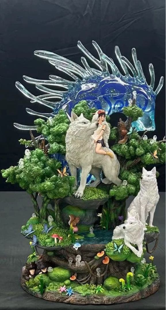 【新品】ジブリ 宮崎駿 もののけ姫 フィギュア