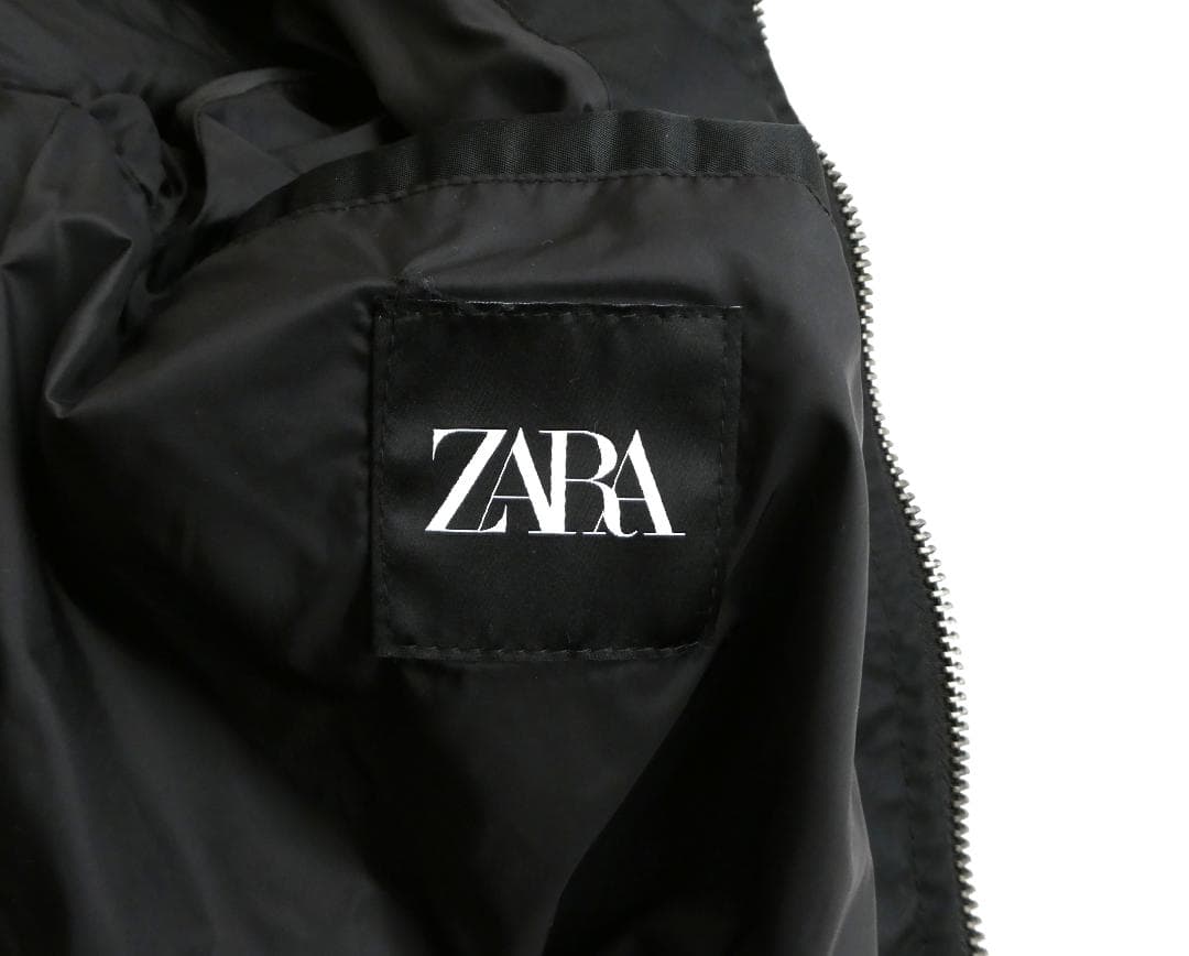 ZARA ザラ　襟ボア 中綿 フライトジャケット ボンバージャケット