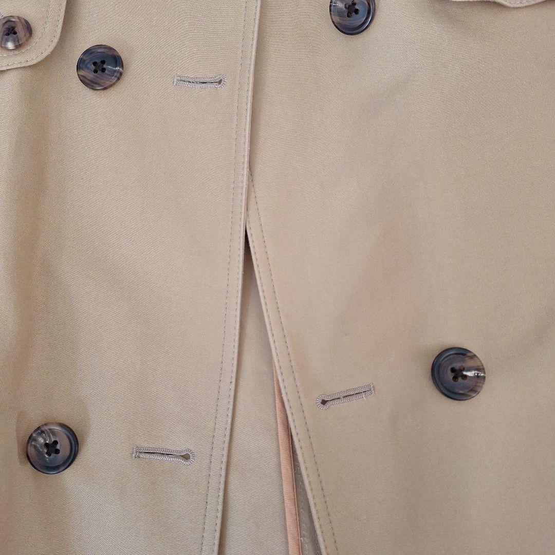 UNITED ARROWS ノーカラートレンチコート　ベージュ　M