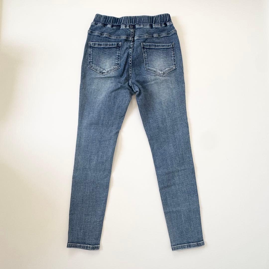 完売品＊新品タグ付✨BEARDSLEY デニムパギンス紐付きミッドナイトブルー