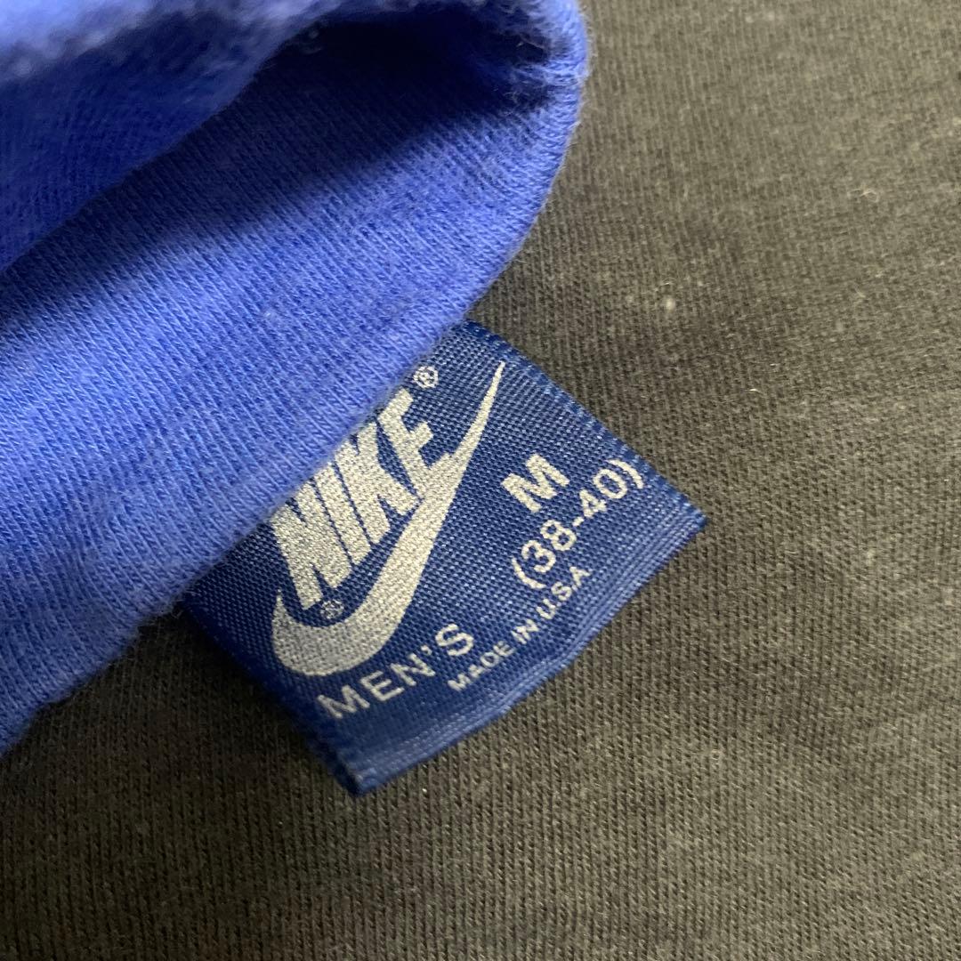 80s NIKE AIR JORDAN リバーシブルTシャツ 青x黒