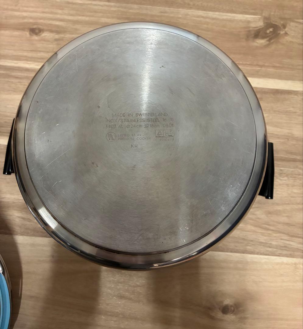ビタクラフト VitaCraft スーパー圧力鍋　両手型6L スイス製