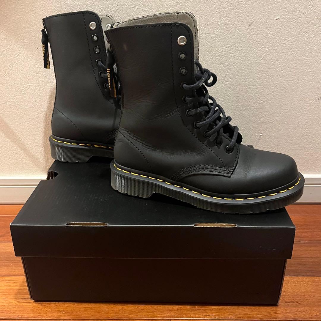 ymmm Y's × Dr.Martens 黒 革ブーツ ヨウジヤマモト
