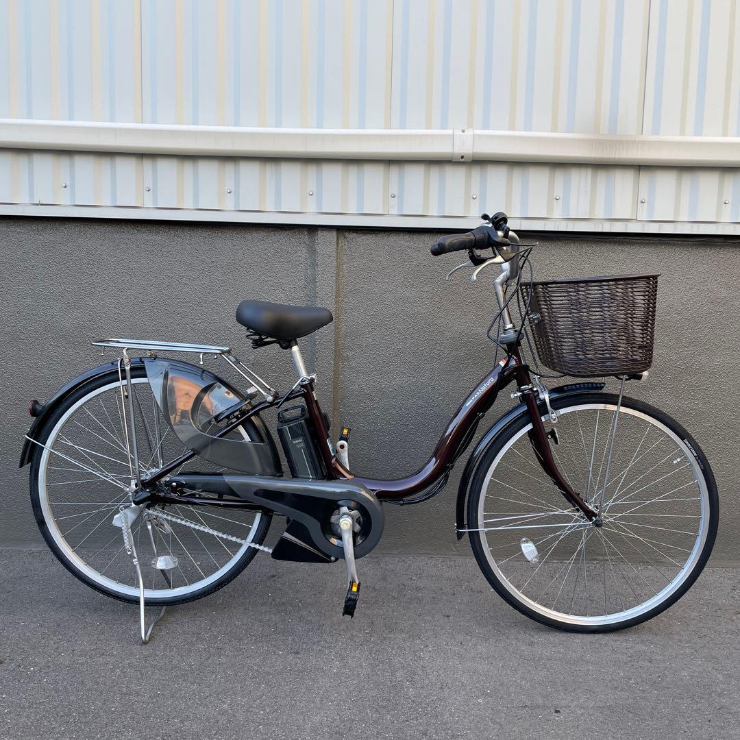 充電器なしヤマハ電動アシスト自転車26インチブラウン