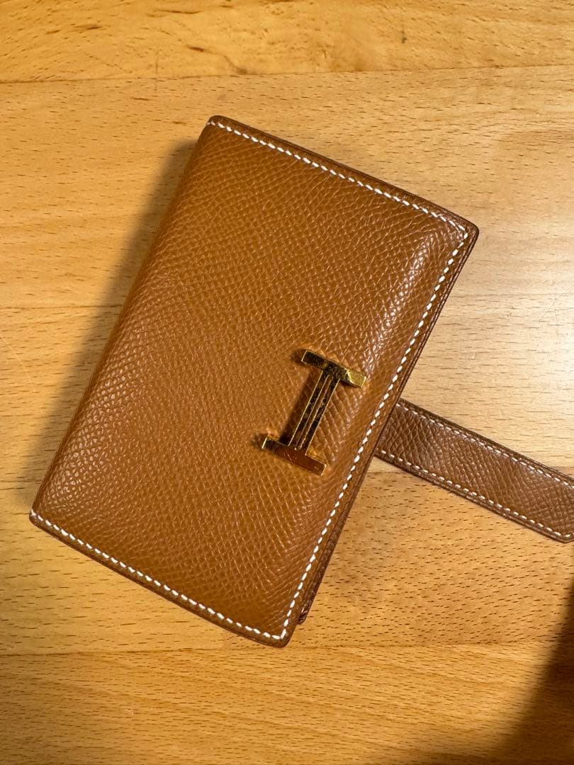 HERMES 二つ折り財布 BEARN MINI ベアンミニ エプソン