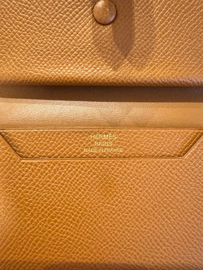 HERMES 二つ折り財布 BEARN MINI ベアンミニ エプソン