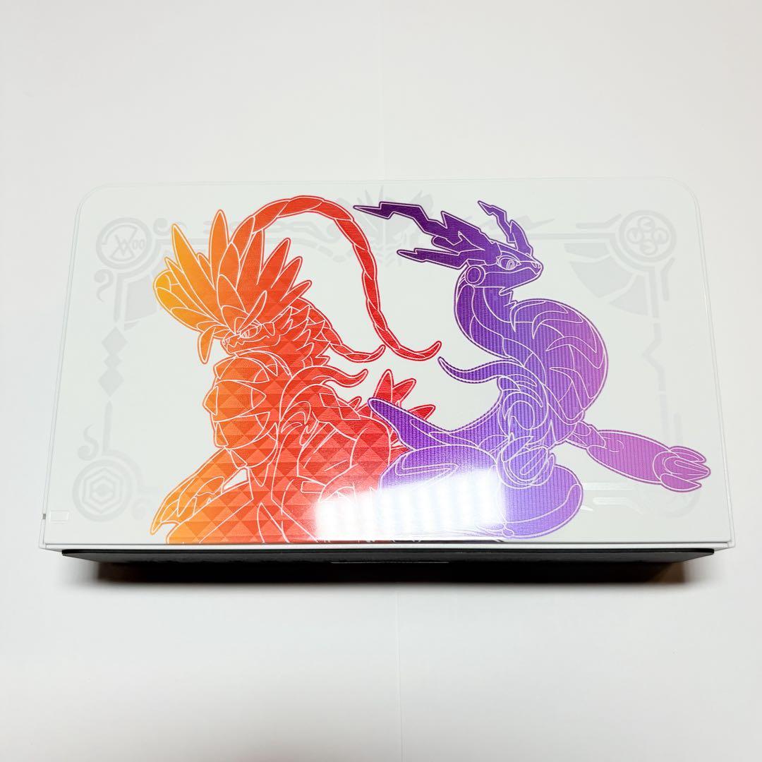 【美品】付属品未使用ニンテンドースイッチ スカーレット・バイオレット　有機EL