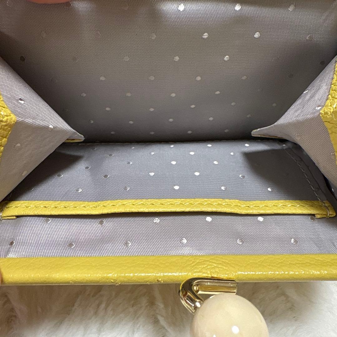 イアパピヨネ　虎屋ういろ　がま口　財布　イエロー