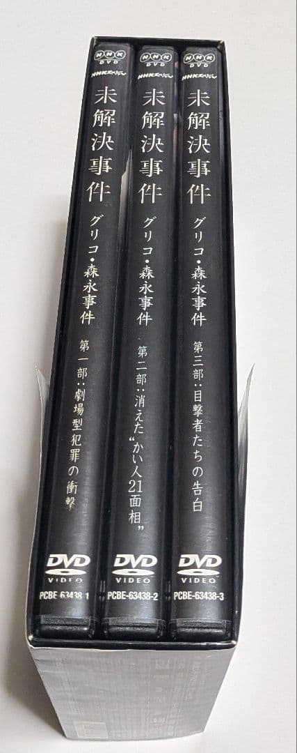 NHKスペシャル 未解決事件 グリコ・森永事件 DVD BOX 上川隆也 レア