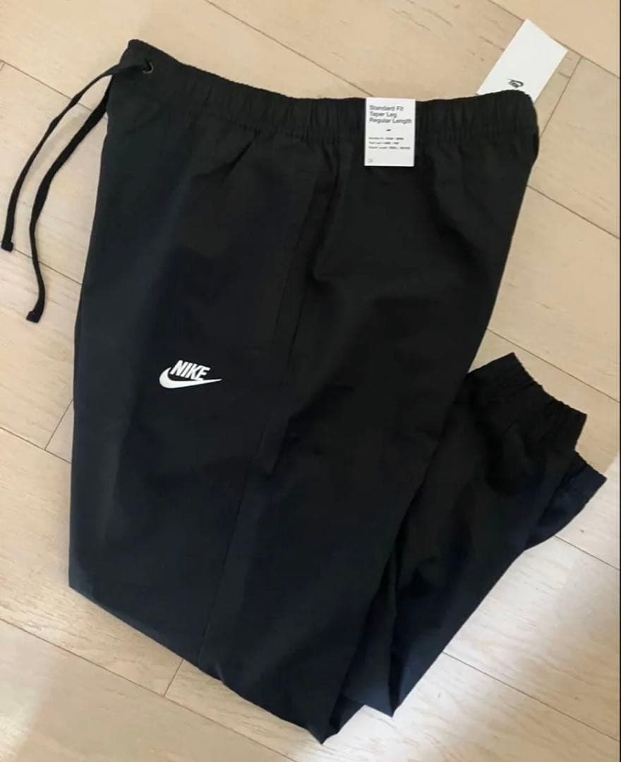 S ☆新品タグ付☆ ナイキ ウーブンパンツ メンズ カフ ジョガー ブラック