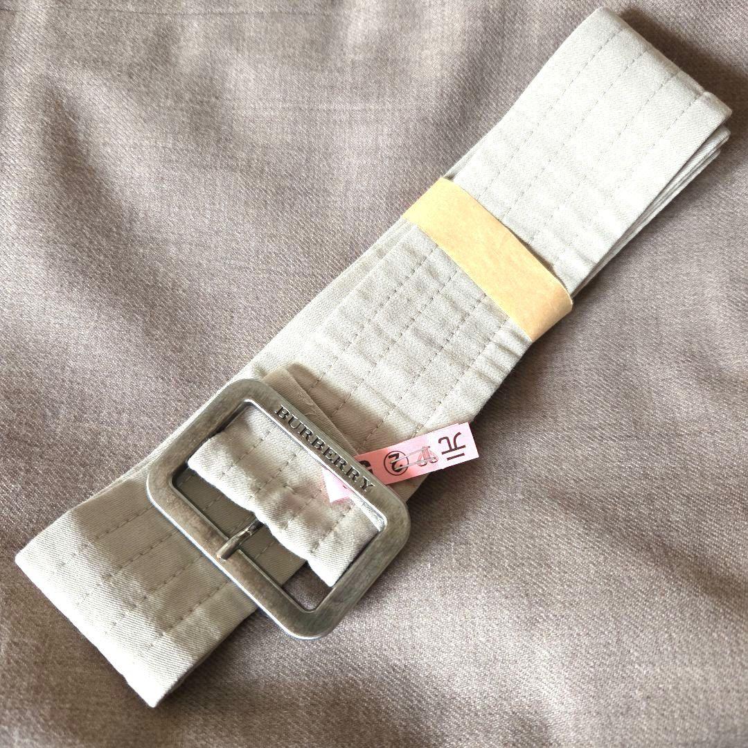 BURBERRYバーバリーロンドン☆ノバチェック ベルト付トレンチコート 銀釦