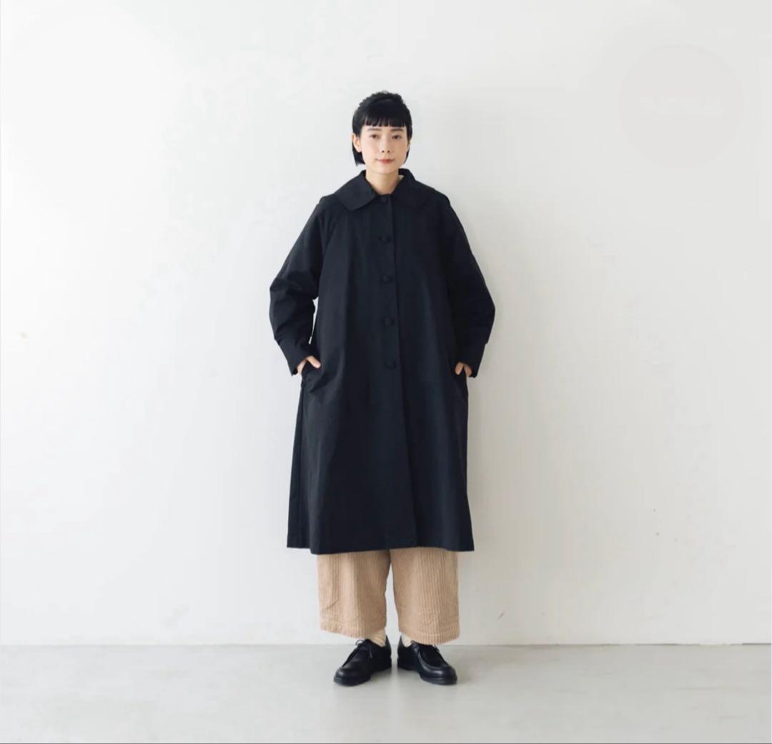 ꕤ新品ꕤくらすこと ＋to　コットンナイロンコート　スプリングコート　BLACK