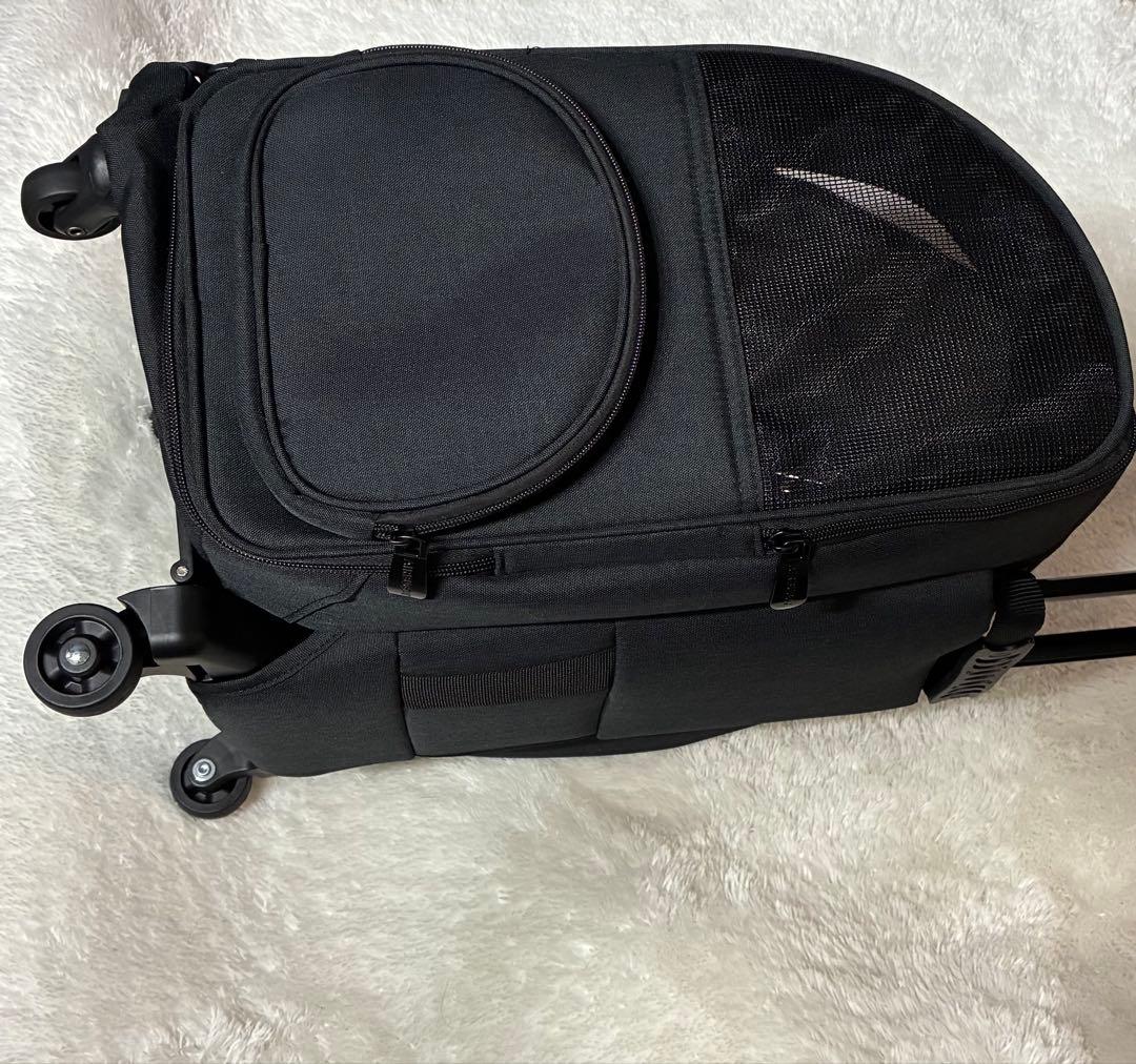 美品　Air Buggy pet Fitt ペットキャリーブラック