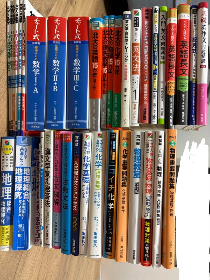 今年2026年合格した北大生入試対策問題集セット（中古）