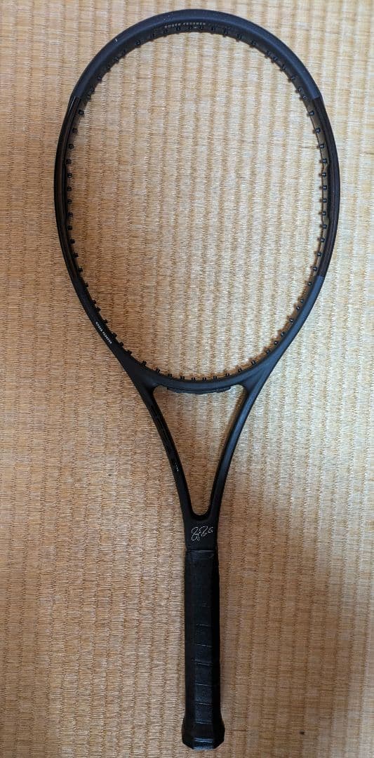 wilson プロスタッフrf97オートグラフ v12ブラックインブラック
