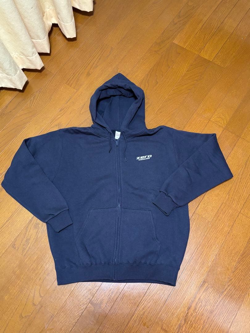 ZERO wetsuits フルジップフーディ ネイビー