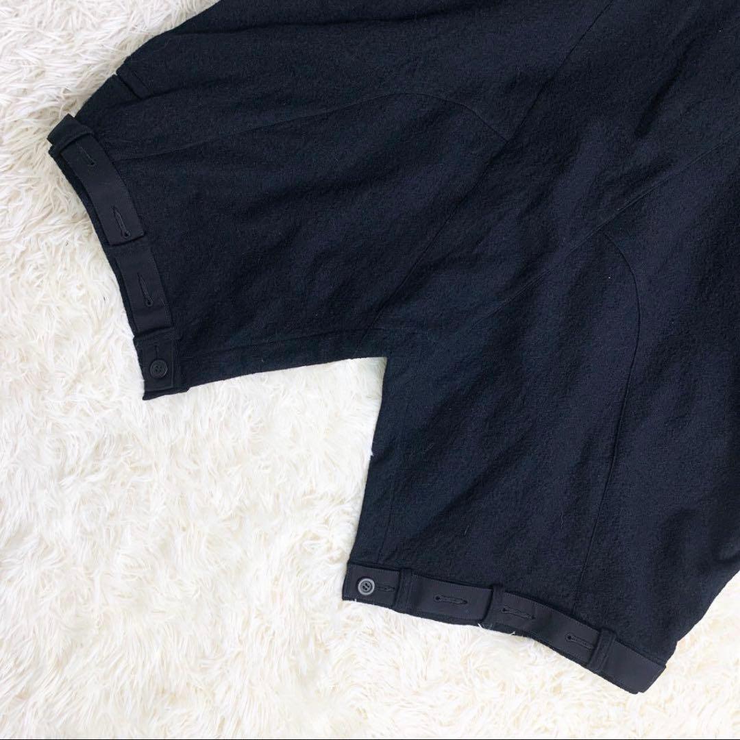 LIMI feu ジップデザインドッキングフーデットコート