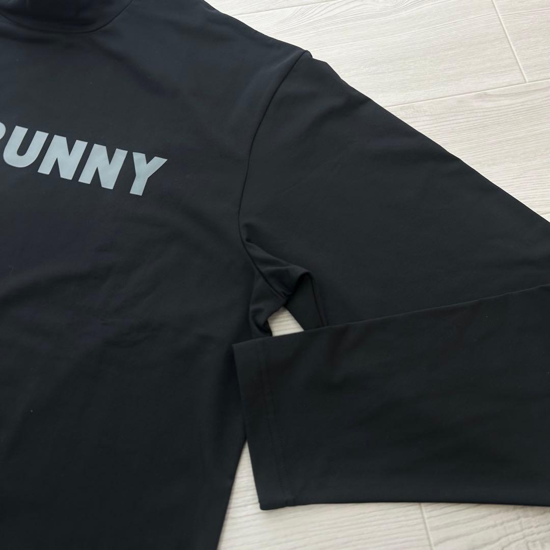 新品　ジャックバニー　モックネック　長袖カットソー　シャツ　ブラック　サイズ6