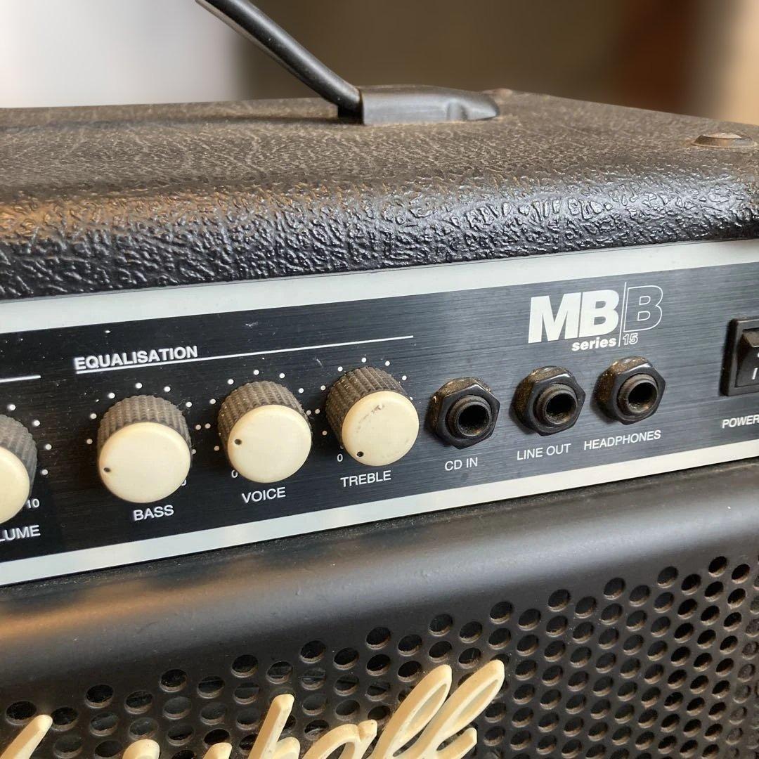 【通電確認済み】Marshall マーシャル ベースアンプ MB15 アンプ