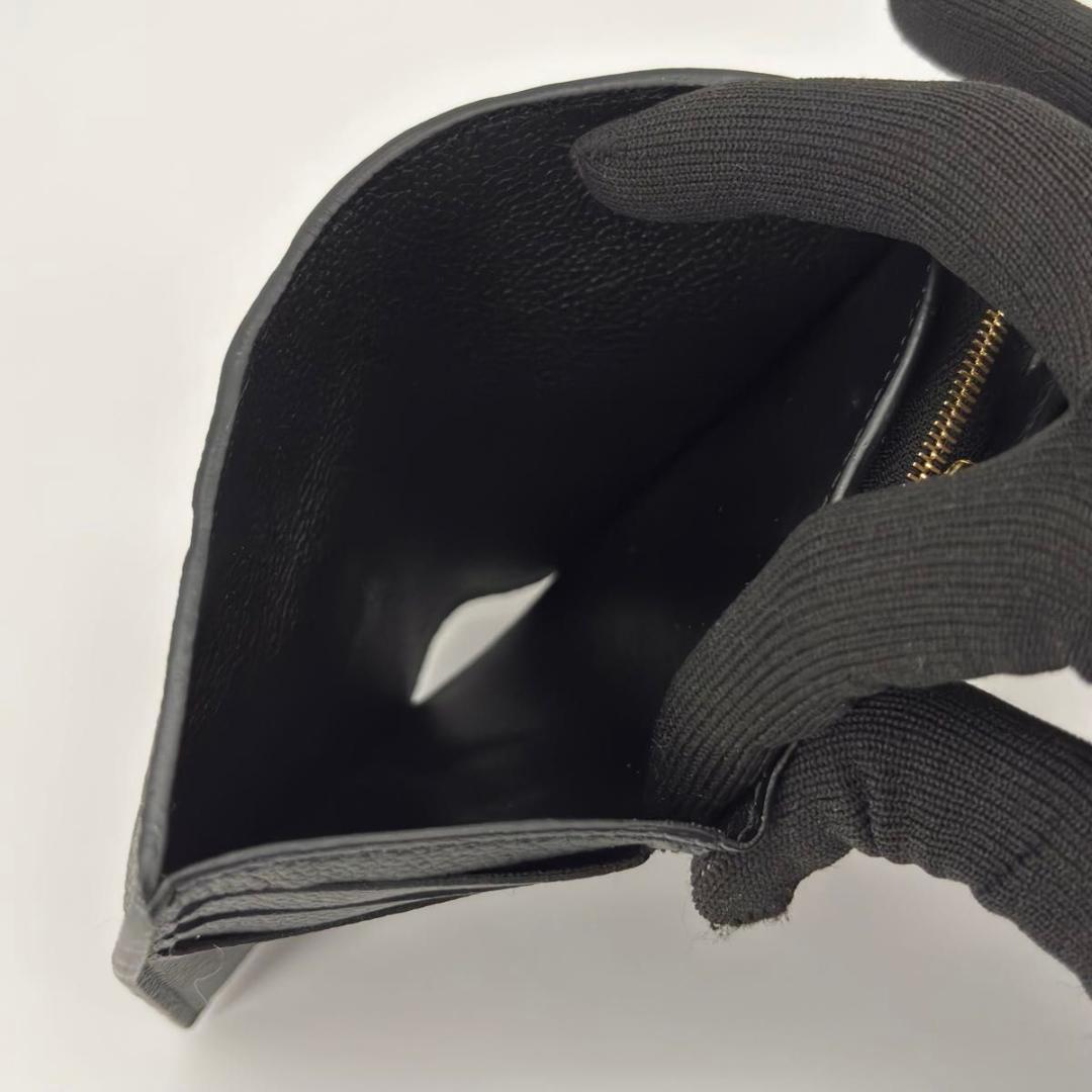 大人気 現行 極美品 ルイヴィトン アンプラント メティス 三つ折り財布 黒