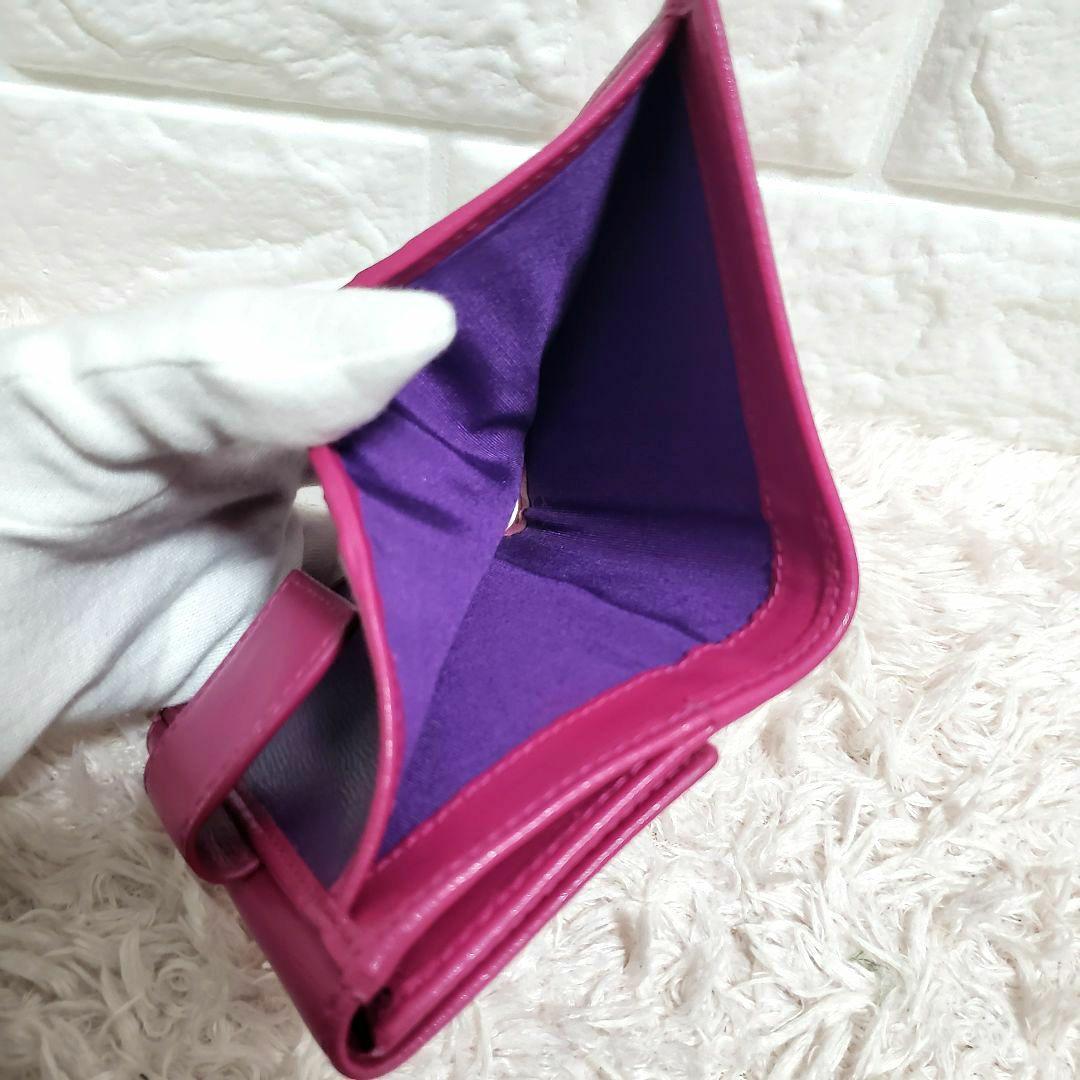 サルヴァトーレフェラガモ ガンチーニ 折り財布 極美品 ピンク