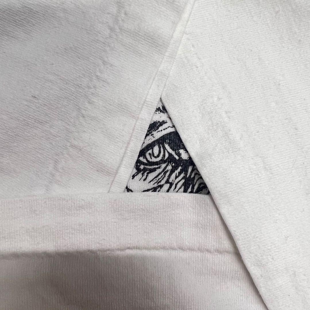 90s Human-i-tees print T-shirt ホワイト XXL