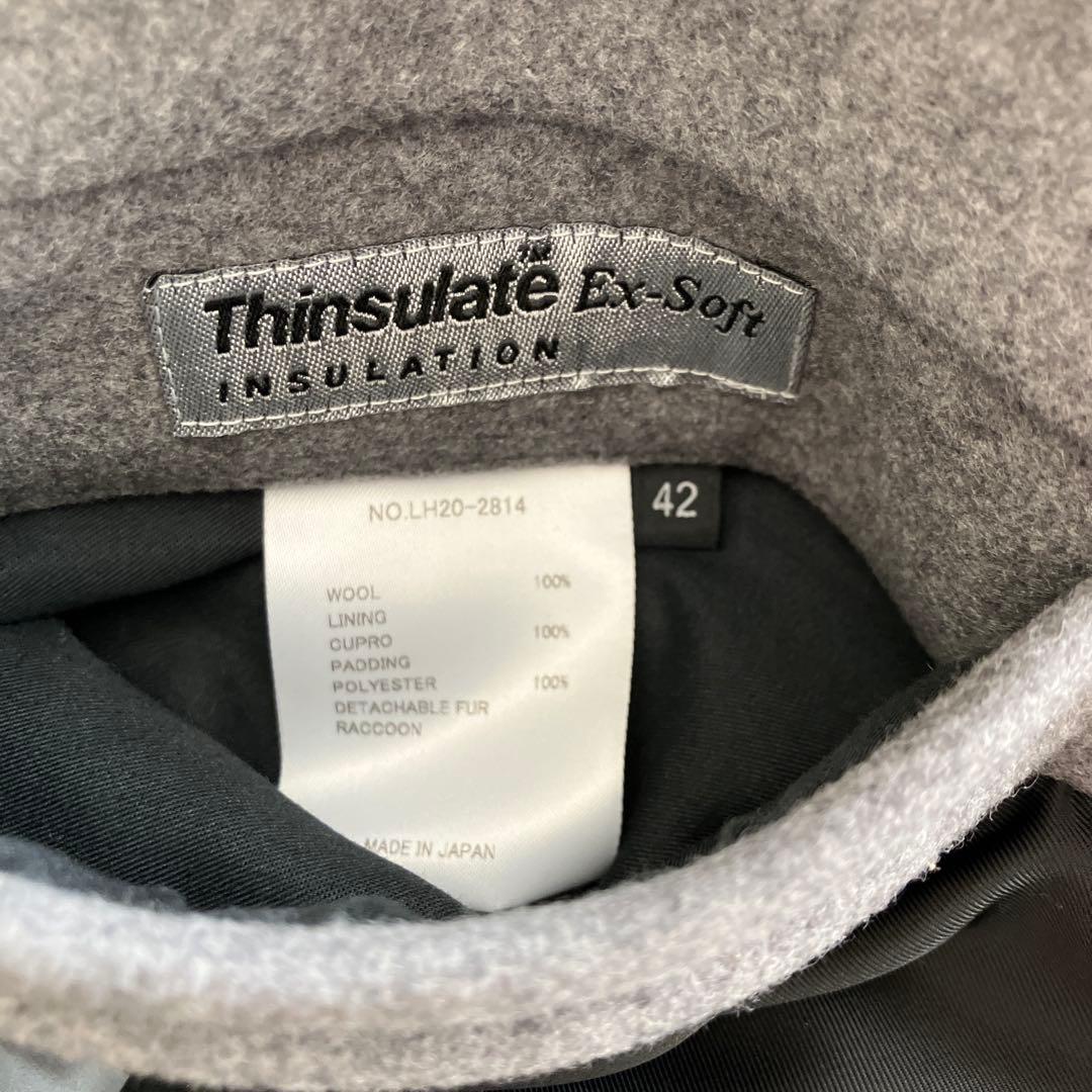 【美品】LITHIUM HOMME リチウムオム ダッフルコート　42（XS）