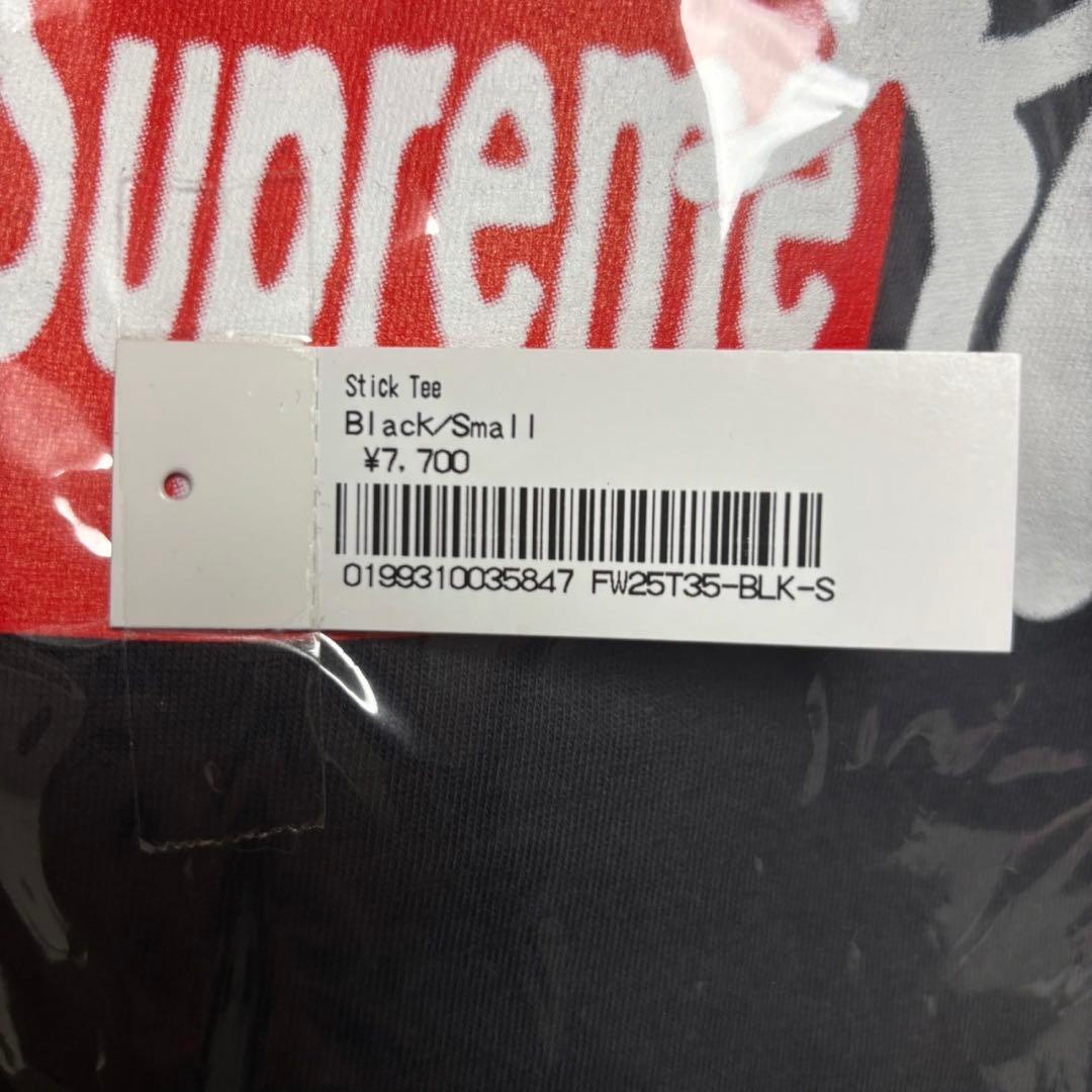 新品未使用Supreme Stick Tee 黒 Sサイズ シュプリーム