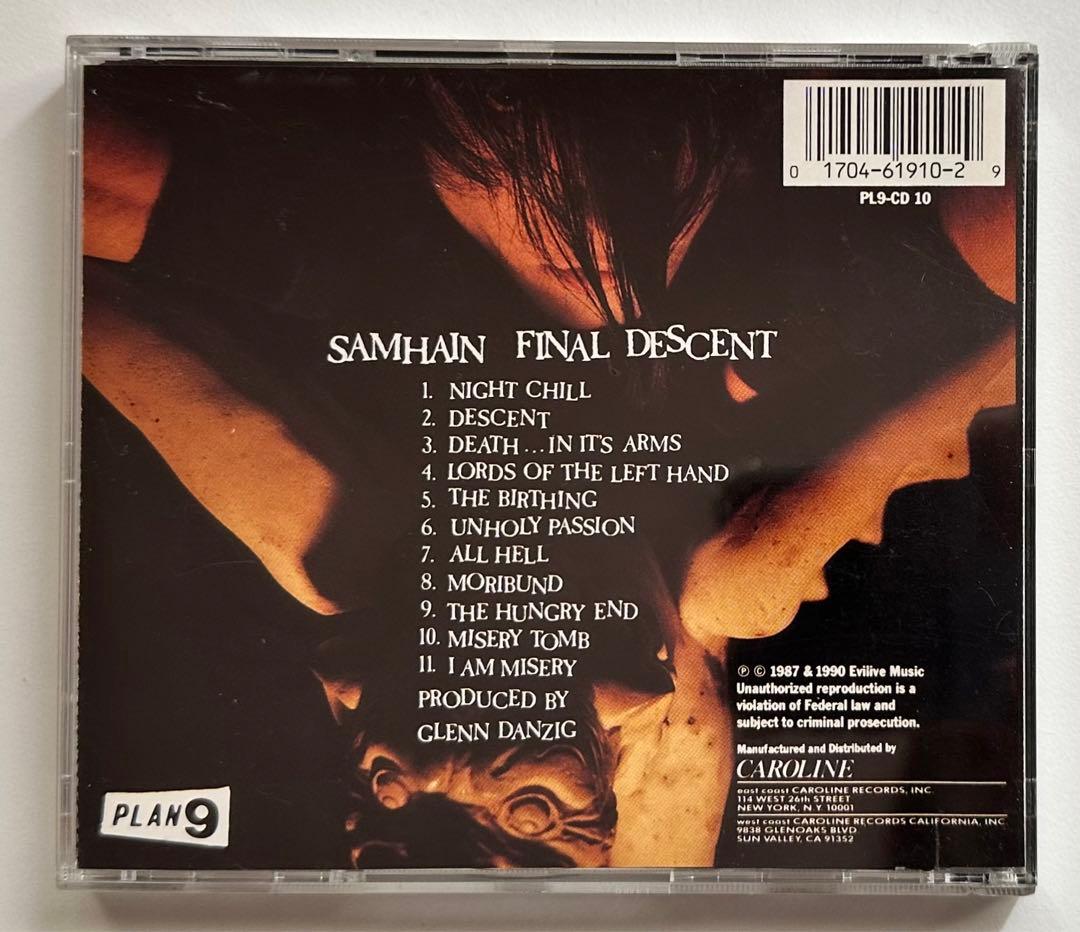 SAMHAIN Final Descent CD PLAN9 美品！サムヘイン
