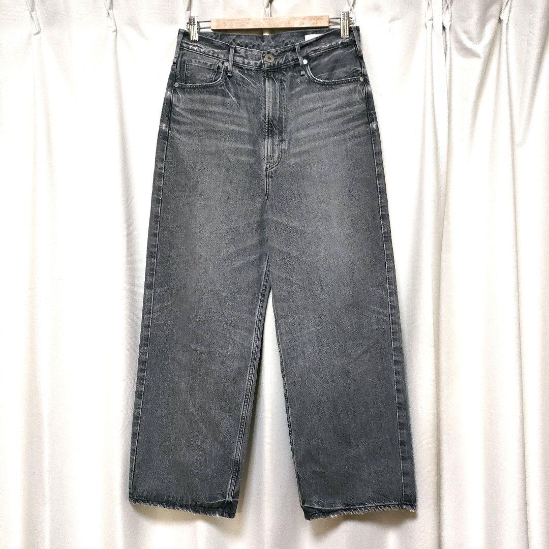 【極美品】アッパーハイツ THE LIVELY SHADE ワイドデニム 24