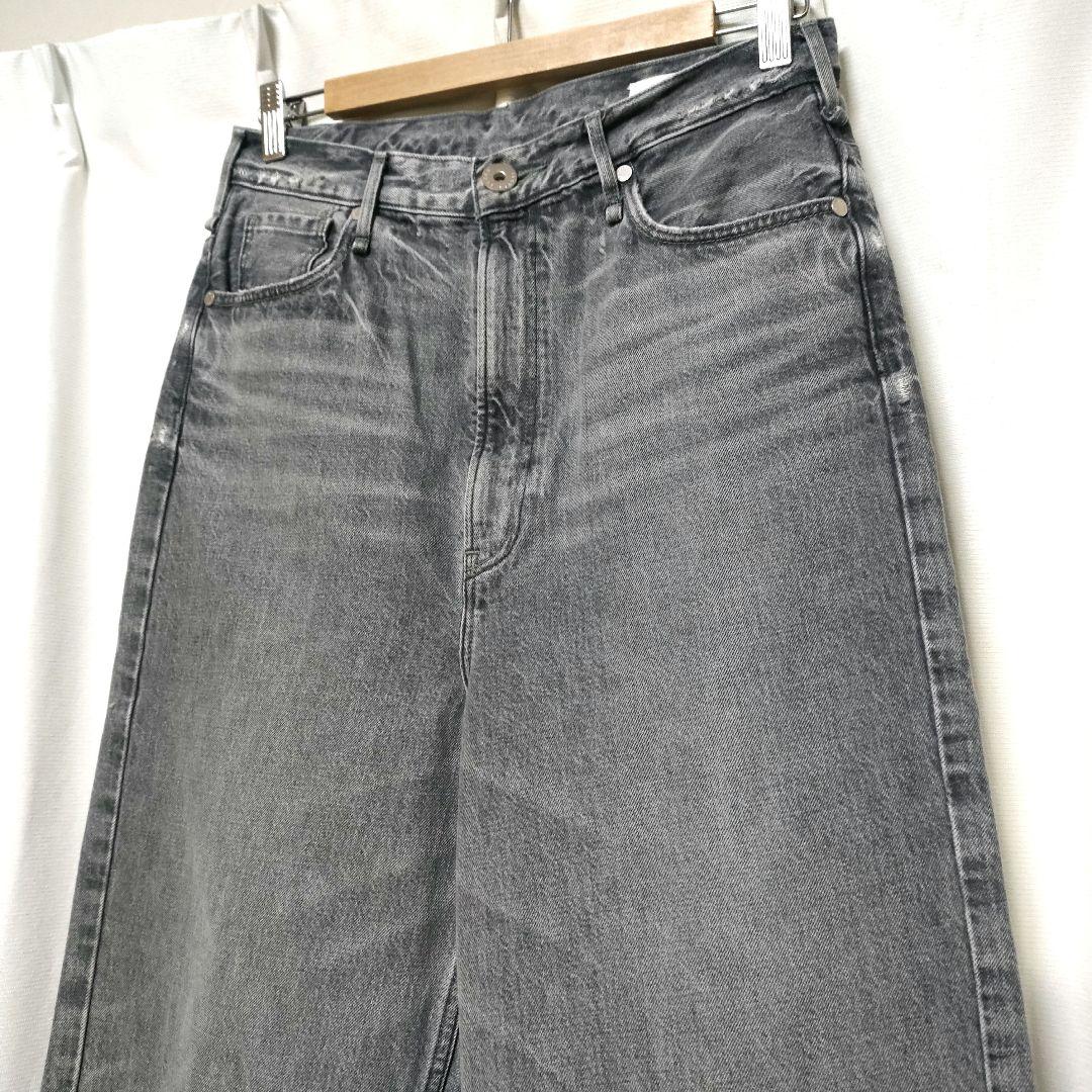 【極美品】アッパーハイツ THE LIVELY SHADE ワイドデニム 24