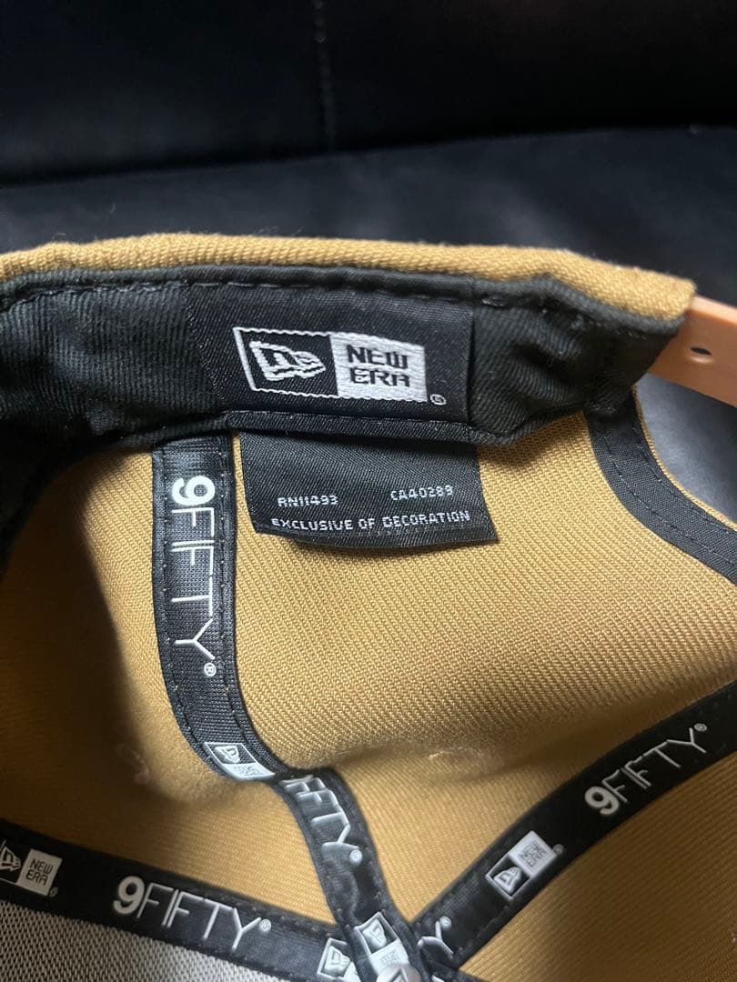 さ*と様 バナナマン × NEW ERA 9FIFTY キャップ キャメル バ帽