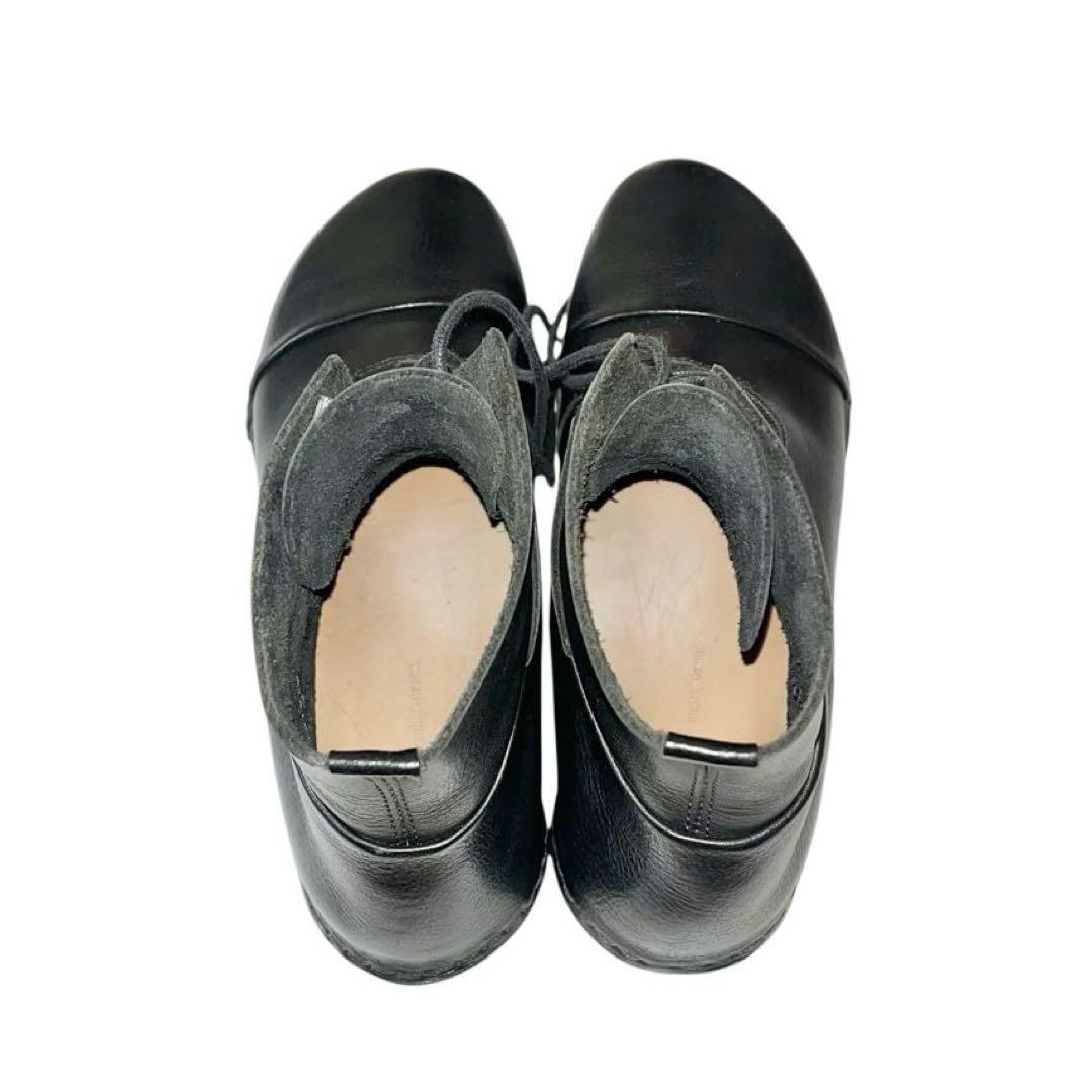 【極美品】◾️トリッペン◾️ショートブーツ◾️Bass◾️レースアップ◾️レザー◾️ブラック