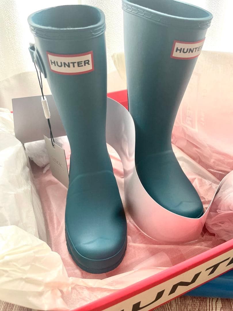 Hunter キッズレインブーツ 日本未入荷色/レアカラー