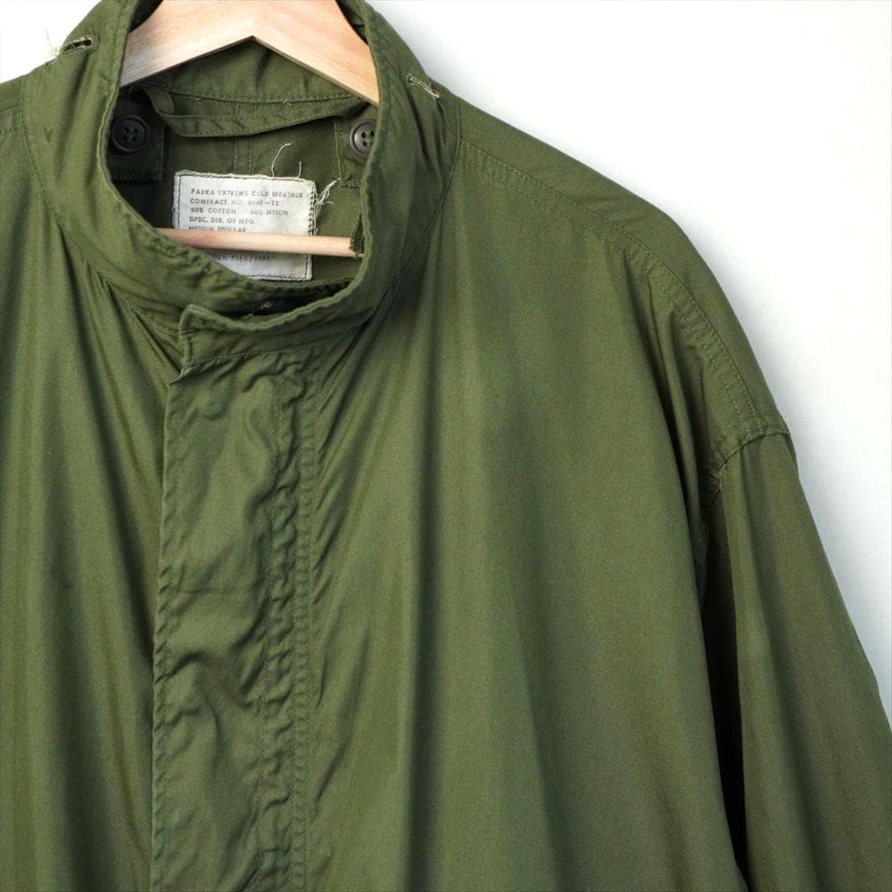 70s ビンテージ M-65 フィッシュテールコート ブラックジップ M