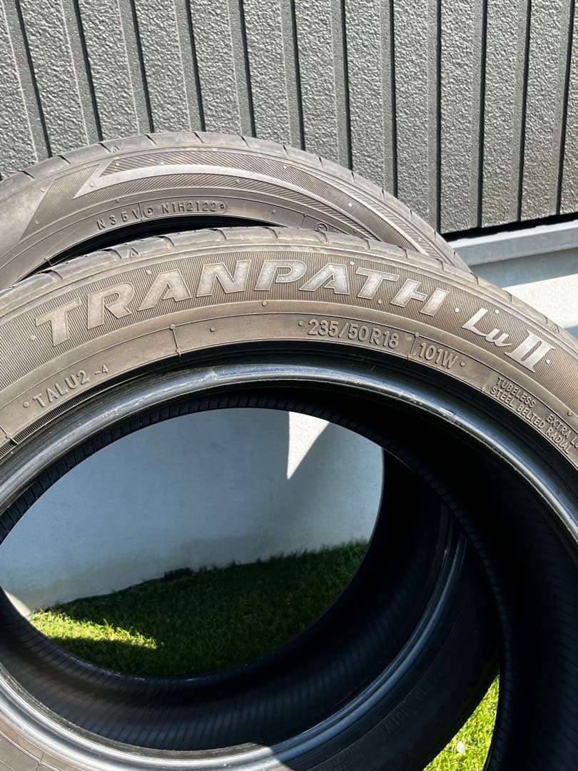 ②【送料無料、2本】235/50R18 TOYO トランパスlu2